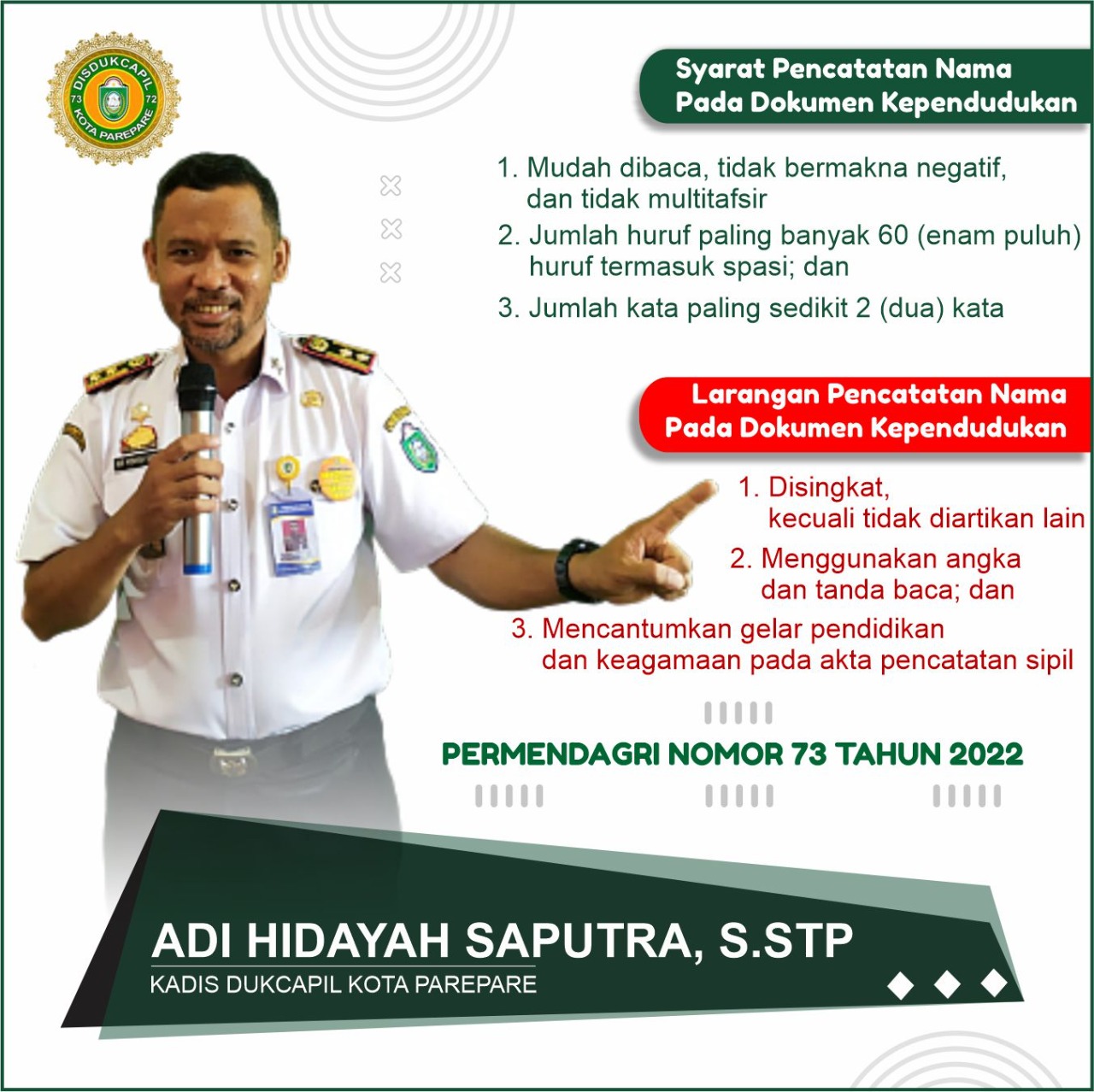 Aturan Baru Mendagri Tidak Diperbolehkan Lagi Memiliki Nama 1 Kata ...