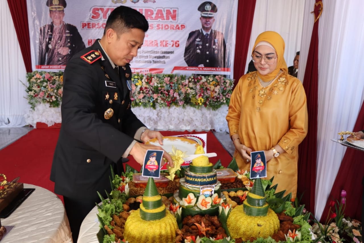 Vertual, Kapolres Sidrap Bersama Forkopimda Ikuti Upacara Puncak Hari ...